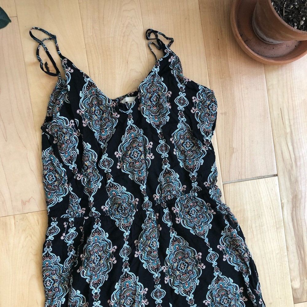 H&M wide leg paisley jumpsuit - Picture 2 of 4